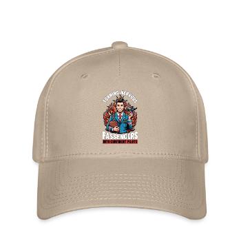 Flight Instructor Turning Nervous Flight Attendant - Flexfit Cap - khaki - Front