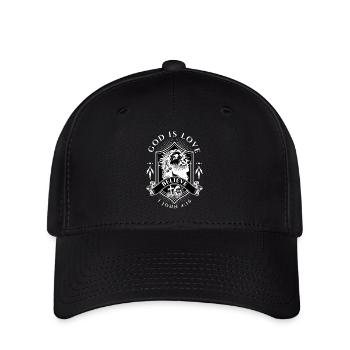 God is love - Flexfit Cap - black - Front