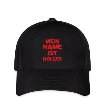 Holger - Casquette Flexfit - noir - Devant