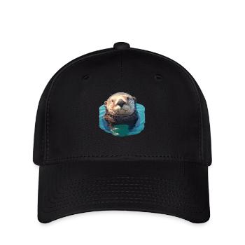 Sea otter - Flexfit Cap - black - Front