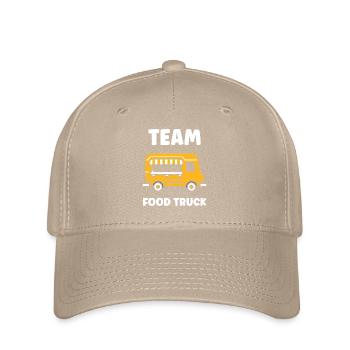 Food truck - Flexfit Cap - khaki - Front
