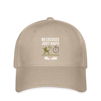 Nursery Dad Fatherhood Pride - Flexfit Cap - khaki - Front