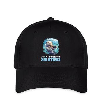 Sea otter - Flexfit Cap - black - Front