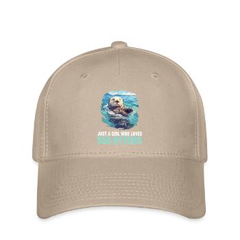 Sea otter - Flexfit Cap - khaki - Front