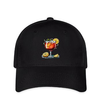 GETRÄNK MIX ROT - Flexfit Cap - Schwarz - Vorne