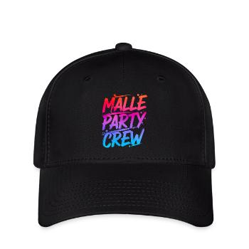 Malle Party Crew - Flexfit Cap - Schwarz - Vorne