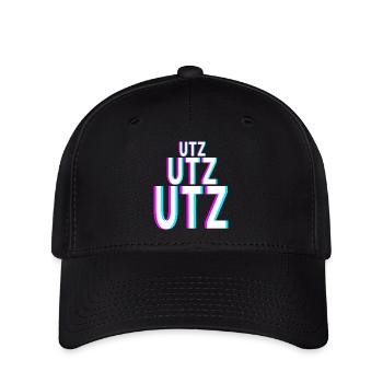 UTZ UTZ UTZ Techno EDM Music Raver Festival - Casquette Flexfit - noir - Devant