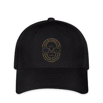 Alan Watts Zeit Infinity T-Shirt - Flexfit Cap - Schwarz - Vorne