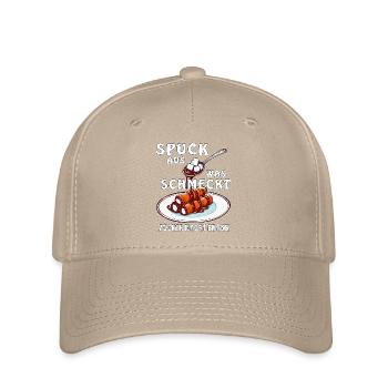 ZUCKER SPUCK AUS WAS SCHMECKT - Flexfit Cap - Khaki - Vorne