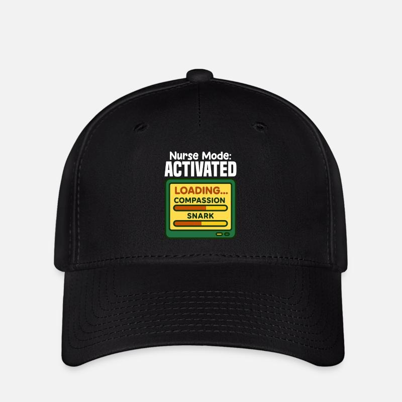 NURSE MODE ACTIVATED - NURSE GIFT - Flexfit Cap - black