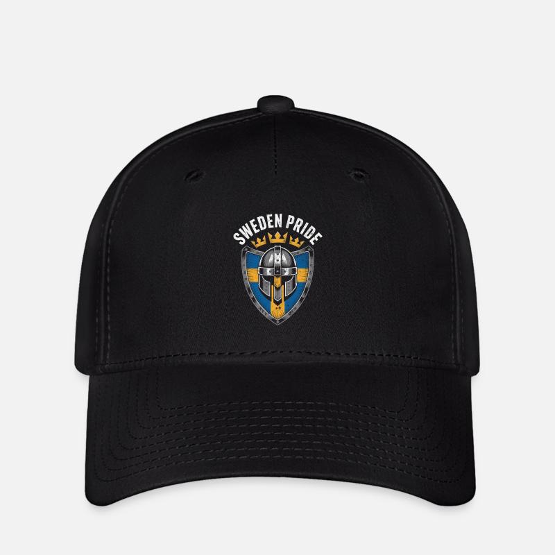 Sweden Pride - Flexfit Cap - black