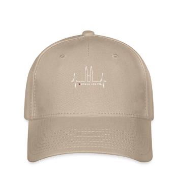 Kuala Lumpur Skyline Heartbeat Malaysia Love KLCC - Flexfit Cap - khaki - Front