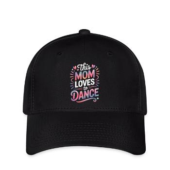 Tanzen Spruch Mama Tanz Lustig Tanzen Geschenk - Flexfit Cap - Schwarz - Vorne