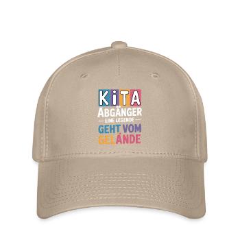 Einschulung Schulanfang Legende Schulstart - Flexfit Cap - Khaki - Vorne