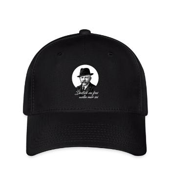 Anton Guenther Deitsch on frei - Flexfit Cap - Schwarz - Vorne