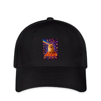 Poméranien - Casquette Flexfit - noir - Devant