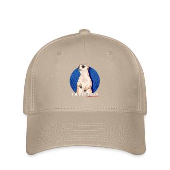 Suricate Drôle Cadeau de Suricate - Casquette Flexfit - kaki - Devant