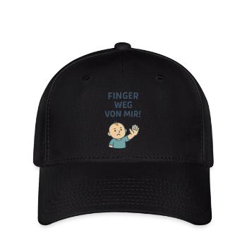 Baby Saying Design Crawling Mom Dad Son Daughter - Flexfit Cap - black - Front