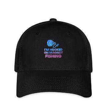 Aimant néodyme Pêche Magnétique Fisher - Casquette Flexfit - noir - Devant