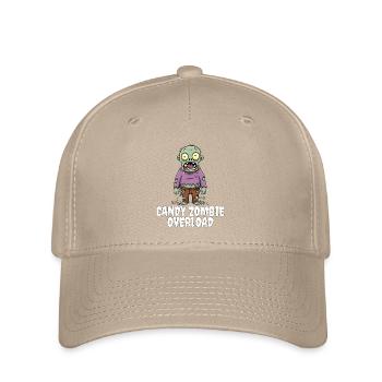 CANDY ZOMBIE OVERLOAD - ZOMBIE HALLOWEEN - Flexfit Cap - khaki - Front