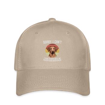 Rhodesian Ridgeback Apology Graphic - Flexfit Cap - khaki - Front