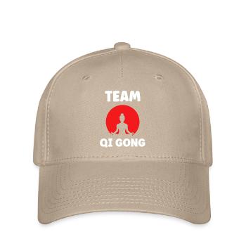 Qi Gong Design Zen Balance - Flexfit Cap - Khaki - Vorne