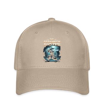 Thoughts Are Free Samurai Warrior Saying - Flexfit Cap - khaki - Front