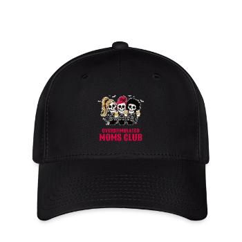 Überreizte Mütter Club Müde Mutter Kaffeeliebhaber - Flexfit Cap - Schwarz - Vorne