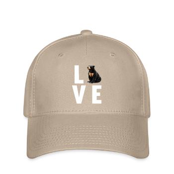 Sun Bear Malaienbär - Flexfit Cap - Khaki - Vorne