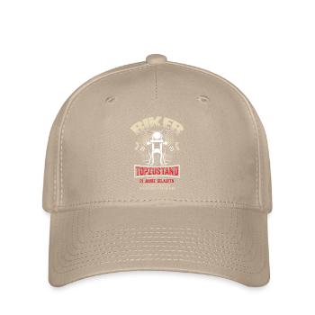 21st Birthday Motorcyclist Motorcycle - Flexfit Cap - khaki - Front