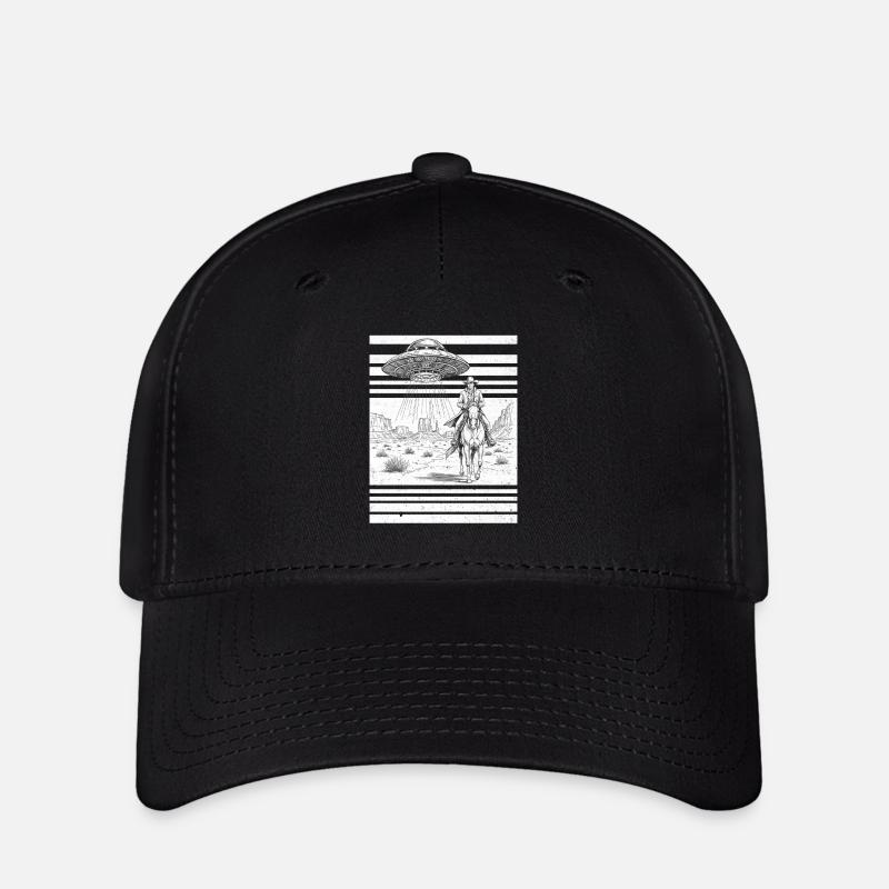 UFO Western Knight - Flexfit Cap - black