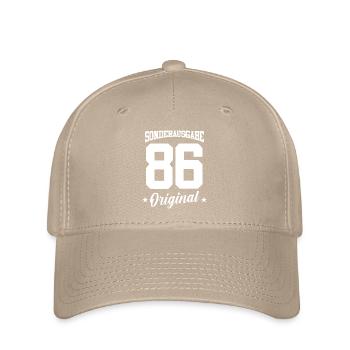 86 Birthday - Flexfit Cap - khaki - Front
