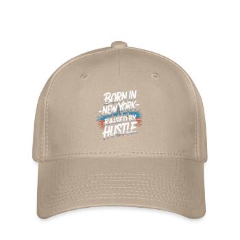 Né à New York – Hustle Streetstyle - Casquette Flexfit - kaki - Devant