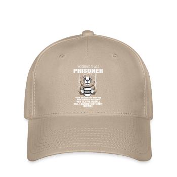 Lundi Trapped Work Drôle Tenue De Travail - Casquette Flexfit - kaki - Devant