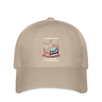 Stealth mode: after bedtime | Parents - Flexfit Cap - khaki - Front