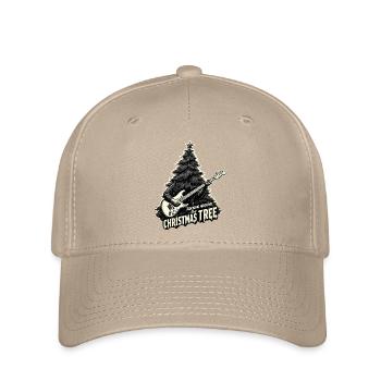 Schaukeln um den Weihnachtsbaum - Flexfit Cap - Khaki - Vorne