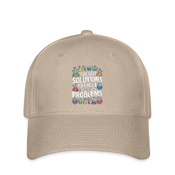 Lab Technician I've Got Solution For Medical Lab - Flexfit Cap - Khaki - Vorne