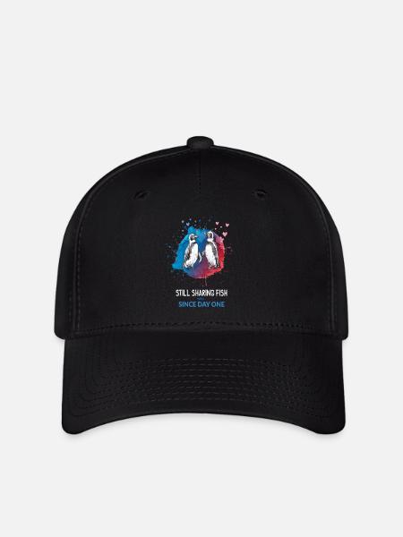STILL SHARING FISH SINCE DAY ONE - Flexfit Cap - black