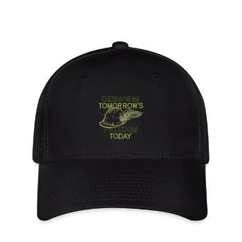 Mécanicien militaire : concevoir l’avenir - Casquette Flexfit - noir - Devant