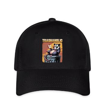 Funny Opossum - Flexfit Cap - black - Front
