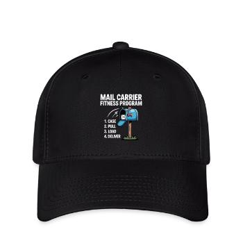 Facteur drôle facteur facteur I programme de remise en forme - Casquette Flexfit - noir - Devant