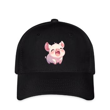 Pig Pig - Flexfit Cap - black - Front