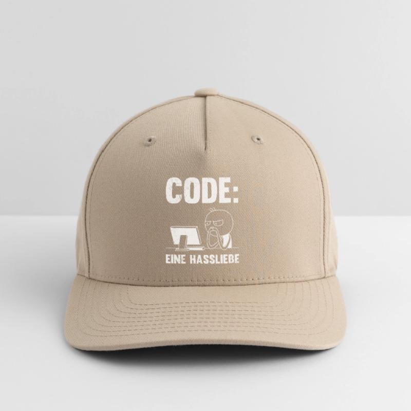 Coder CODE A LOVE-HATE RELATIONSHIP FUNNY Flexfit Cap