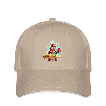 CHEF WICHTEL Dab Graffiti Weiblich Xmas Spruch - Flexfit Cap - Khaki - Vorne