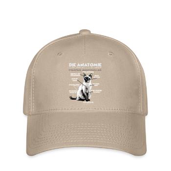 Siamkatzen T | Siamkatzen Katzenbesitzer Siam Katz - Flexfit Cap - Khaki - Vorne