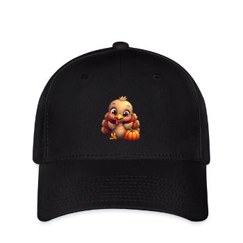 Thanksgiving Truthahn Baby - Flexfit Cap - Schwarz - Vorne