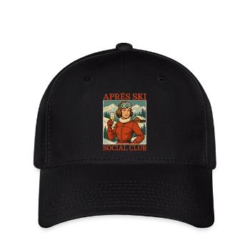 Après Ski Social Club - Flexfit Cap - black - Front