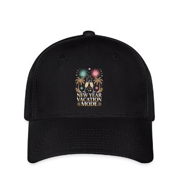New Year Vacation Mode - Flexfit Cap - black - Front