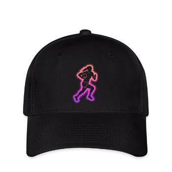 Joueuse de rugby Enfants Femmes Rugby filles - Casquette Flexfit - noir - Devant