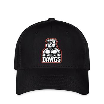 Mascotte Bulldog Conception Sportive - Casquette Flexfit - noir - Devant